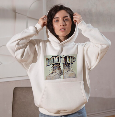 Boot up hoodie